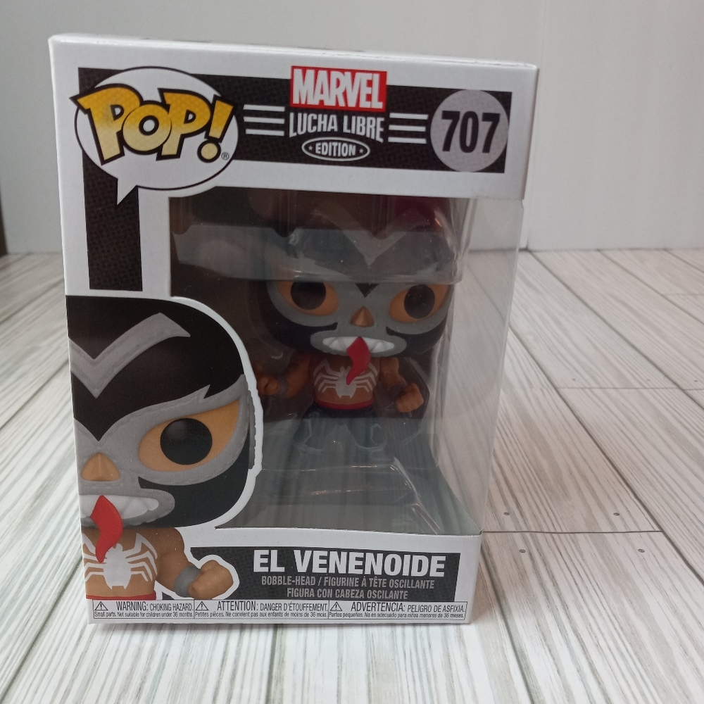 Funko Pop! Marvel Lucha Libre Venom El Venonoide #707 Bobble Head